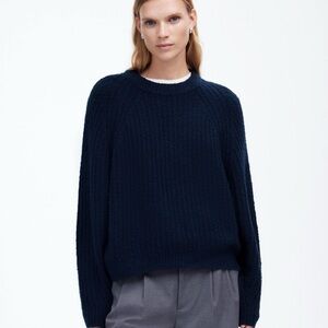 Madewell Ribbed Cotton Blend Sweater